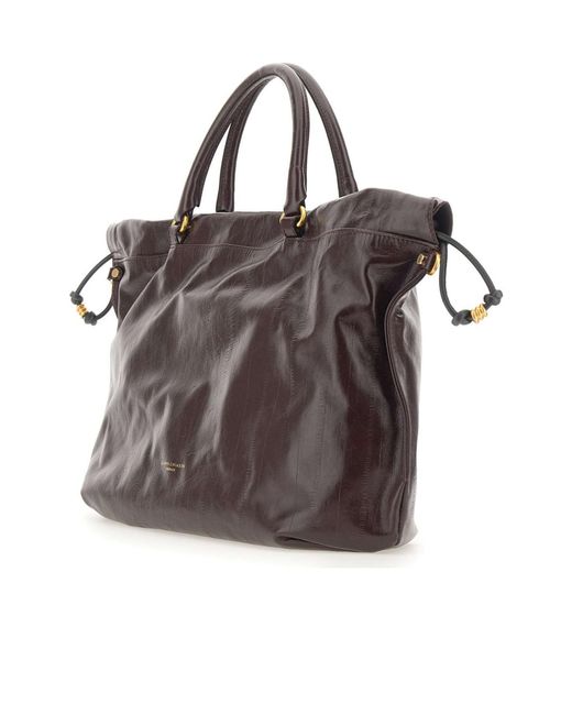 Gianni Chiarini Brown Morgana Top Handle Shoulder Bag