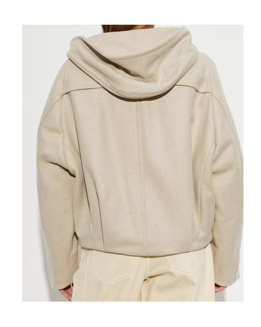 Isabel Marant Natural Trixie Toggle Fastened Coat