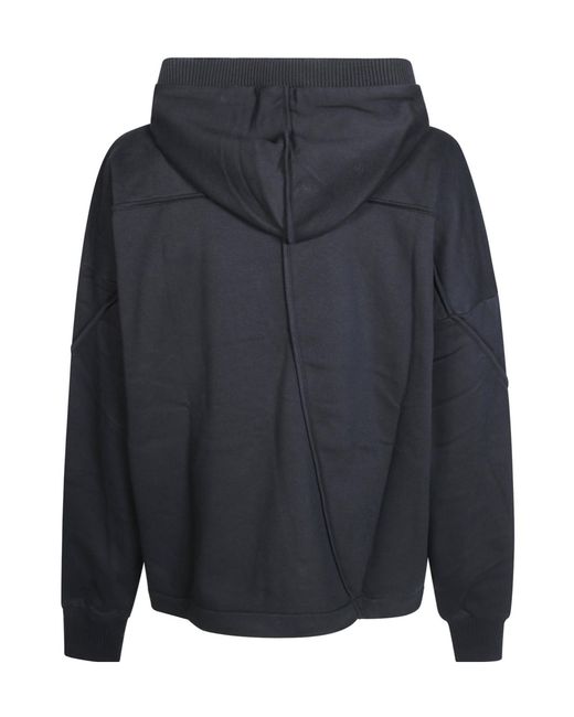 Thom Krom Blue Hooded Oversized Sweatshirt for men