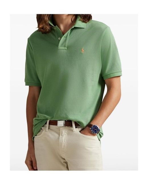 Polo Ralph Lauren Green Short-Sleeve Polo Shirt for men