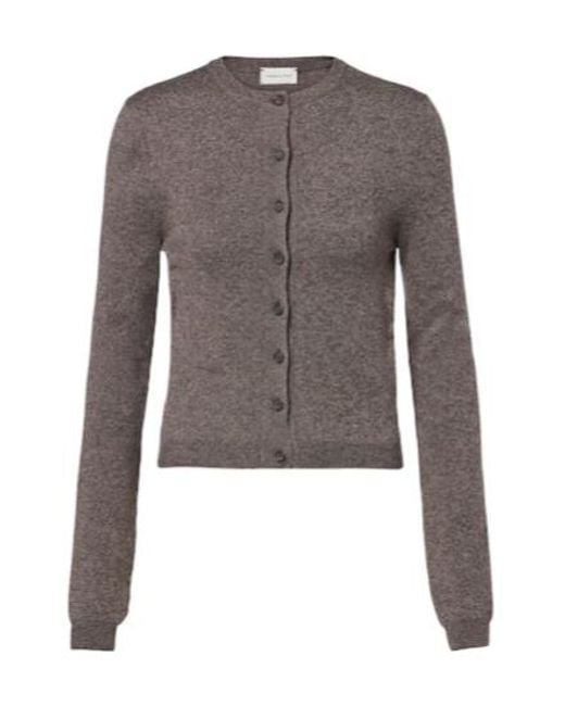 Magda Butrym Gray Wool Cardigan
