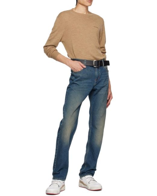 Isabel Marant Blue Basile Wool Jumper for men