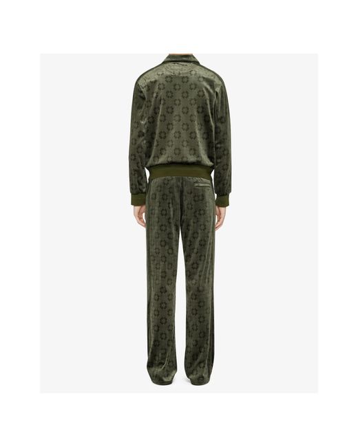 Givenchy Green Monogram Velvet Jacket for men