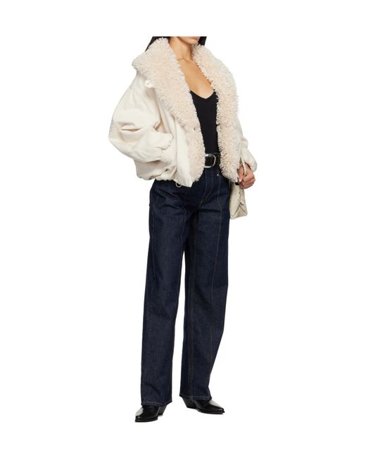 Isabel Marant Blue Logo Patch Jeans