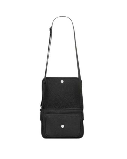 Saint Laurent White Niki Small Messenger Bag for men
