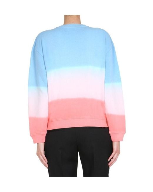 Givenchy Blue Logo Graded Sweater