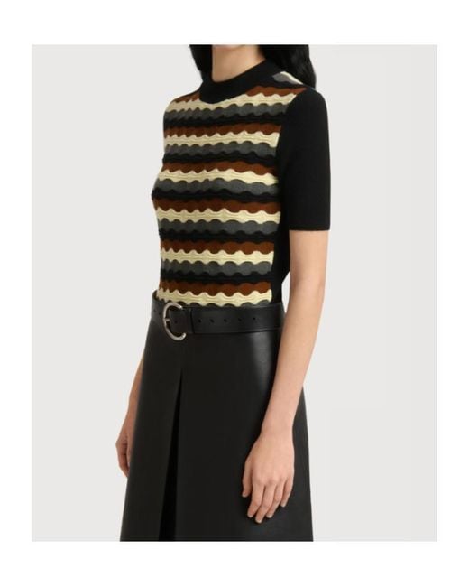 Marni Black 3D Wave Jumper