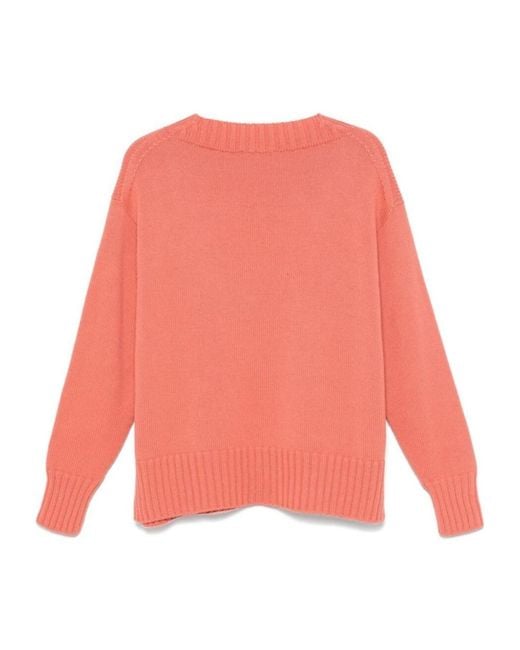 Drumohr Pink Merino Wool Sweater