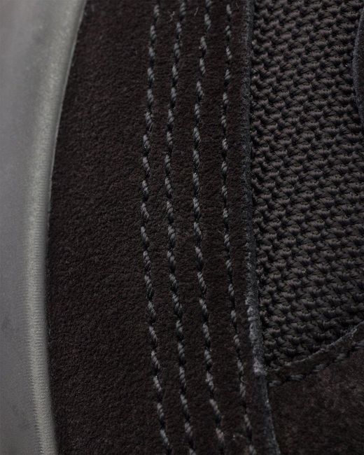 Prada Black Mesh Fabric And Suede Sneakers