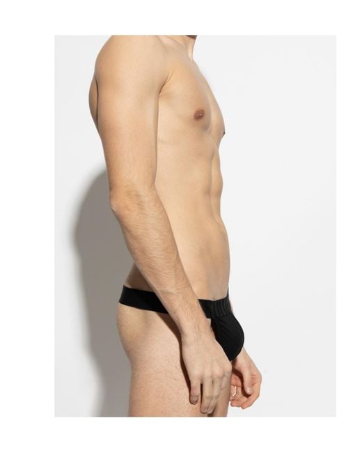 DSquared² Black Elastic Waist Underwear for men
