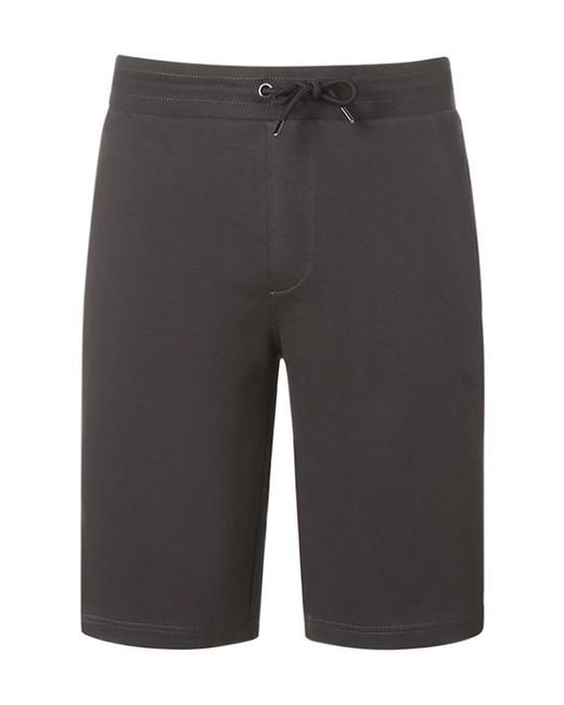 Emporio Armani Gray Logo Shorts for men