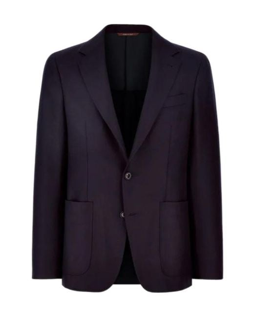 Canali Blue Kei Suit Jacket for men