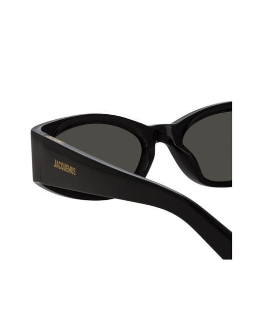 Jacquemus White Oval Frame Sunglasses