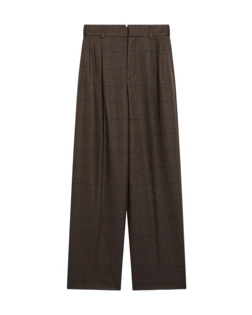 Loro Piana Brown Straight Leg Trousers