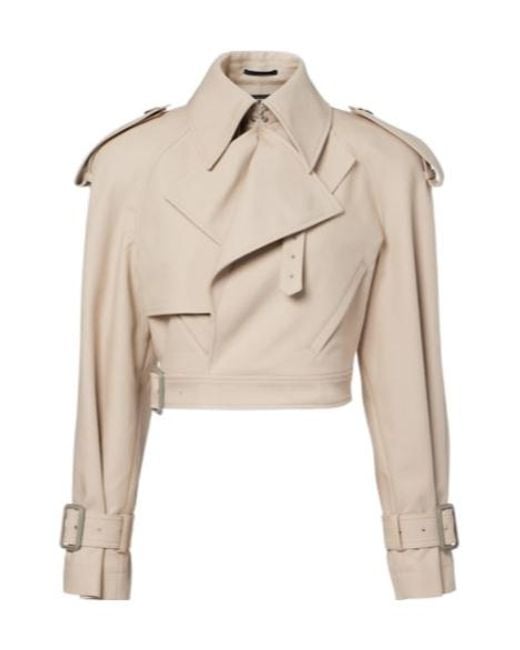 Wardrobe NYC Natural Cotton Trench Coat
