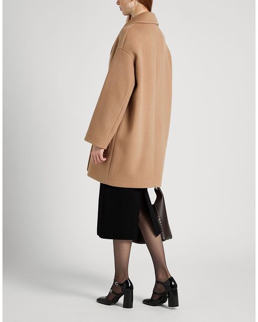 MAX&Co. Natural Stylish And Minimalist Single-Breasted Coat