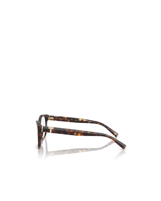 Tiffany & Co White Rectangle Frame Glasses