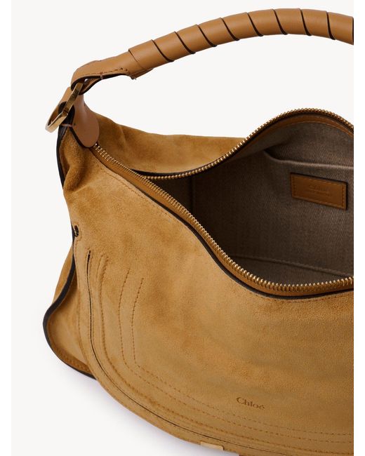 Chloé Brown Chloé Marcie Small Flap Shoulder Bag