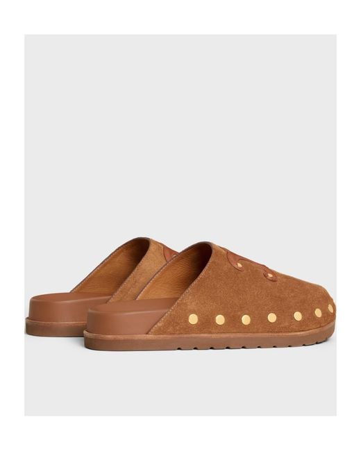 Céline Brown Clog Pitea