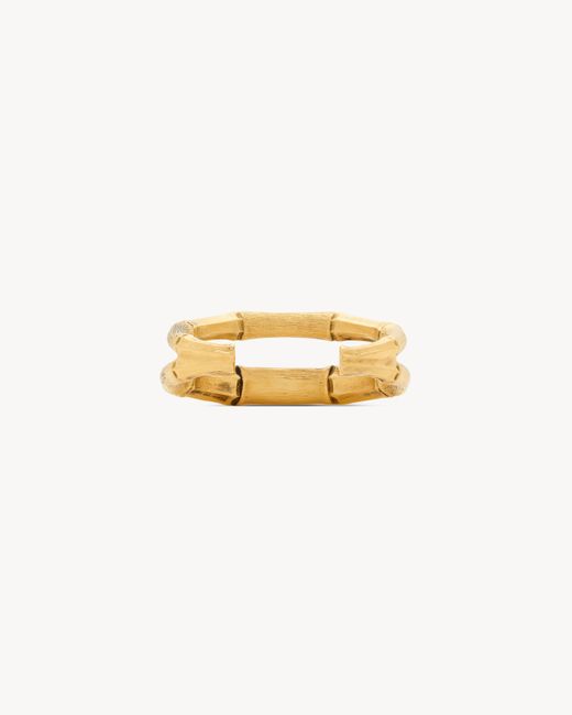 Saint Laurent Metallic Open Bracelet