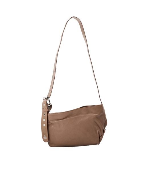 Vivienne Westwood White Viv Maxime Shoulder Bag