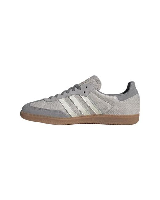 Adidas Originals Gray Adidas Samba Og Mesh Panel Low-Tops for men