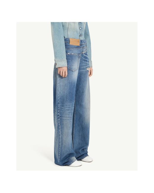 ◆MM6 Maison Margiela◆ Twist Distressed Wide Leg ジーンズ MM6 Maison Margiela Twist Wide Leg Jeans | Shopbop