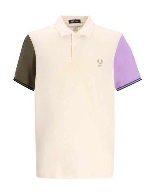Comme des Garçons Multicolor Colour-Block Cotton Polo Shirt for men