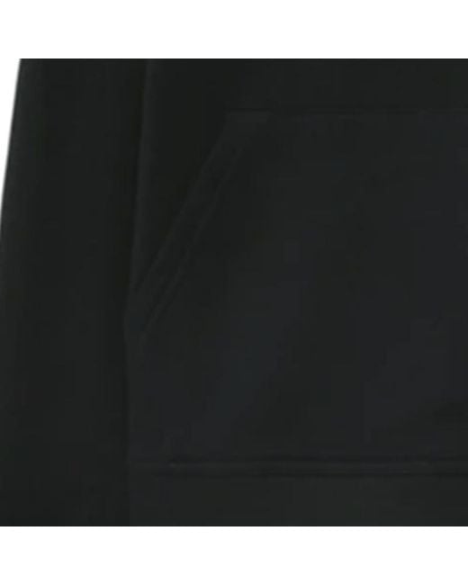 Burberry Black Logo Cotton Hoodie