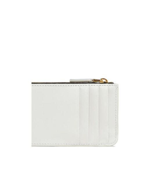 Marni White And Leather Card Holder