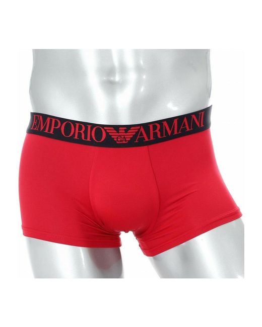 Emporio Armani Red Logo Underwear for men