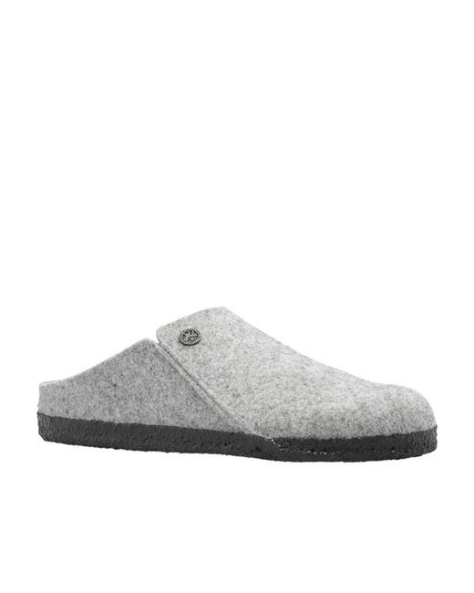 Birkenstock Gray Logo Mules