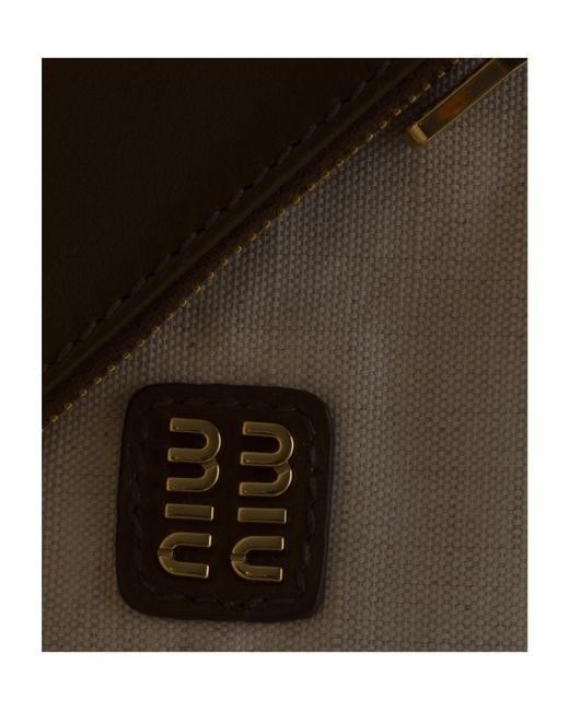 Miu Miu Natural Ivy Sequin Mesh Bag