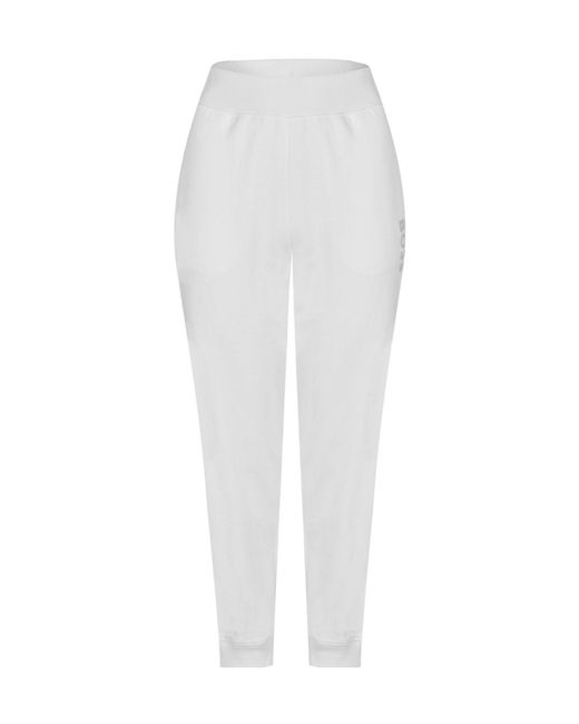 Boss White Soft Cuffed Pants