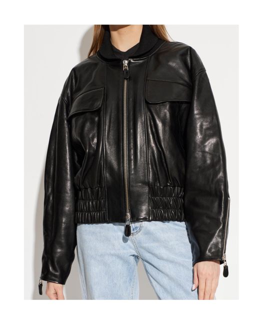 IRO Black Leather Jackets