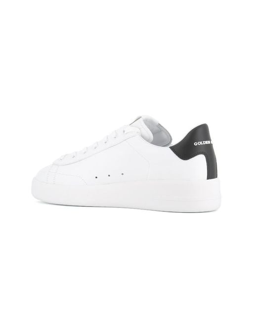 Golden Goose Deluxe Brand White Purestar Low-Top Sneakers for men
