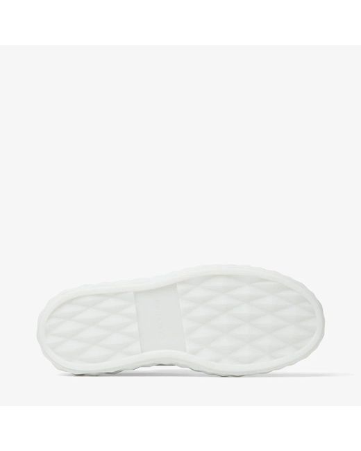 Jimmy Choo White Low-Top Leisure Sneakers