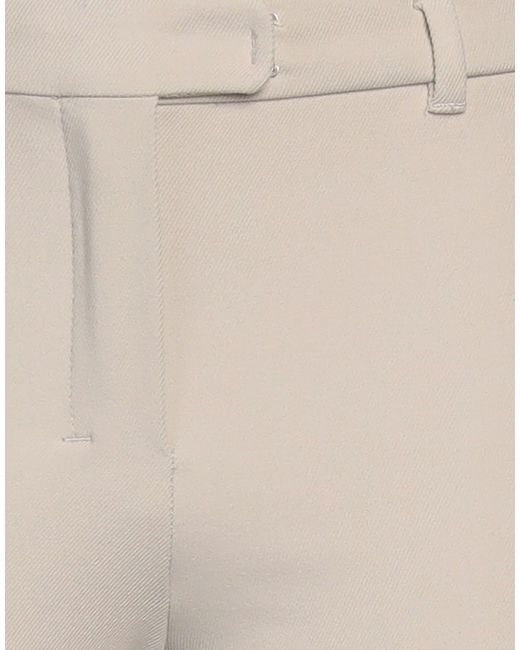 Max Mara Gray Solid Twill Pants