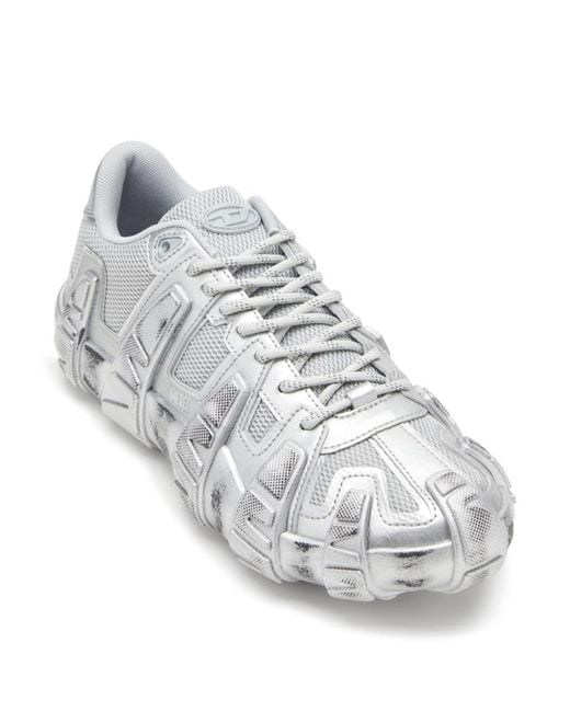 DIESEL White S-D-Griffe Low Sneakers for men