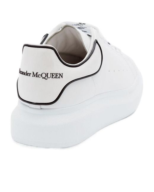 Alexander McQueen White Oversized Lace-Up Sneakers for men