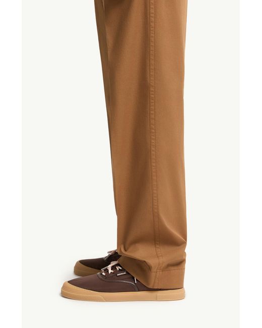 Moncler Natural Tailored Cotton Pants for men