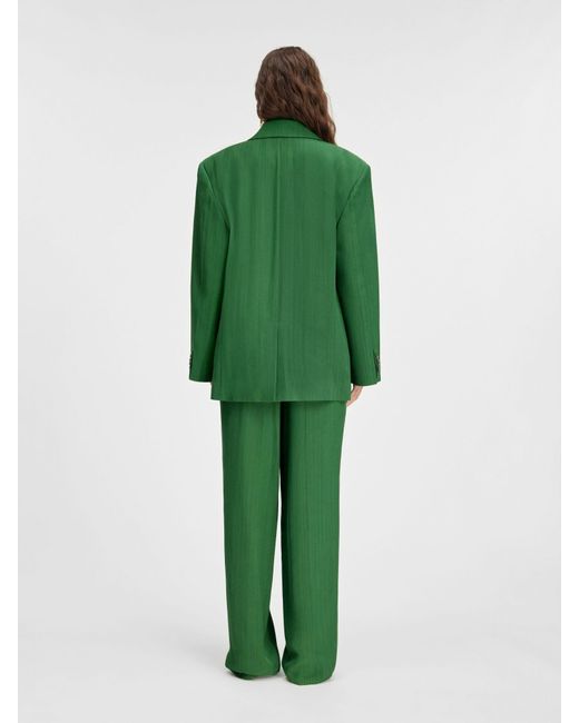 Jacquemus Green Oversized Button-Up Blazer