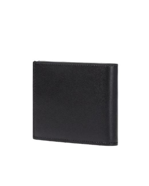 Fendi Black Squared Ff Bi-Fold Wallet for men