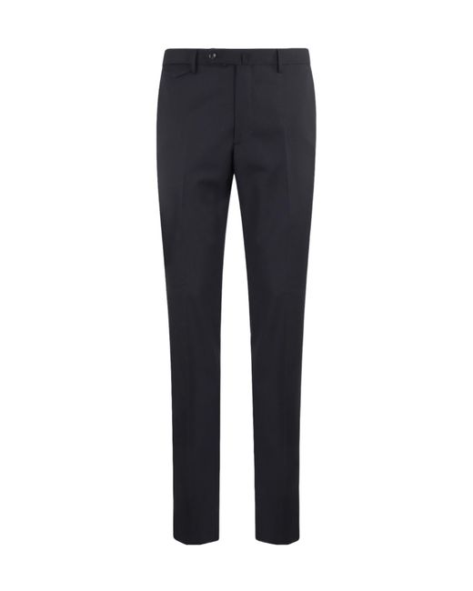 Tagliatore Blue Belt Loops Slacks for men