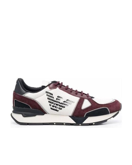 Emporio Armani Multicolor Logo Casual Sneakers for men