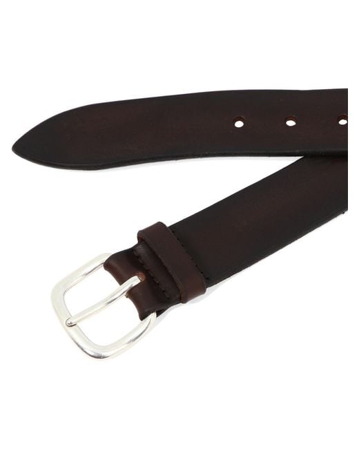 Orciani White Logo Belt for men