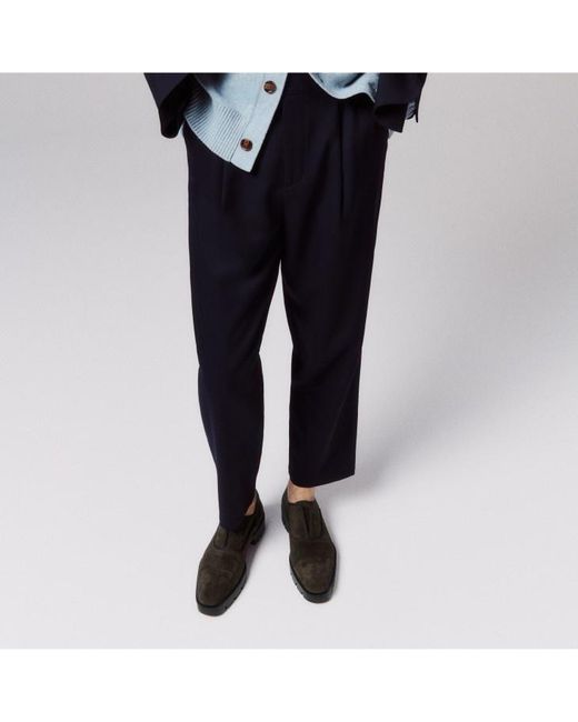 Christian Louboutin Brown Almond-Shaped Oxford Shoes for men