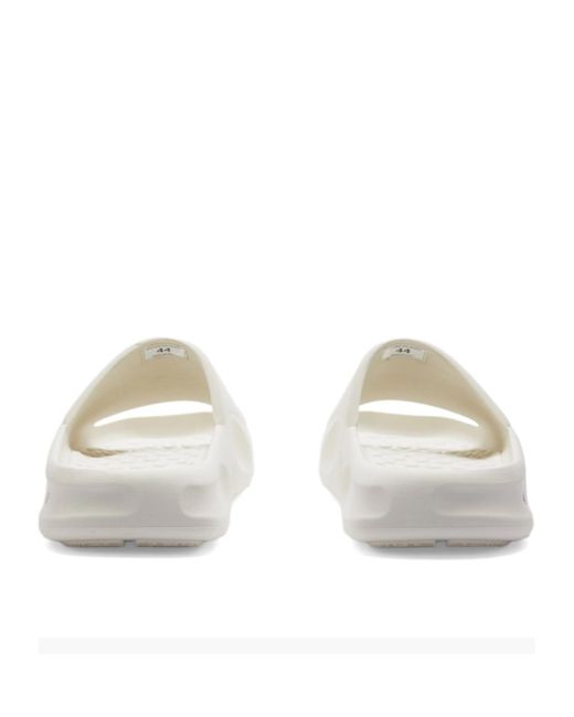 Heron Preston White Square Toe Slip-On Slides