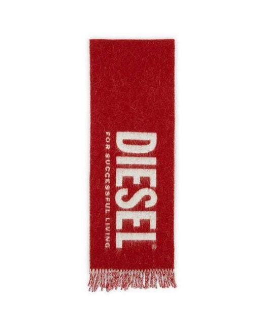 DIESEL Red S-Kott Scarf