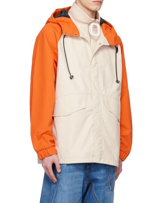J.W. Anderson Brown Jw Anderson Hooded Long-Sleeved Jacket for men